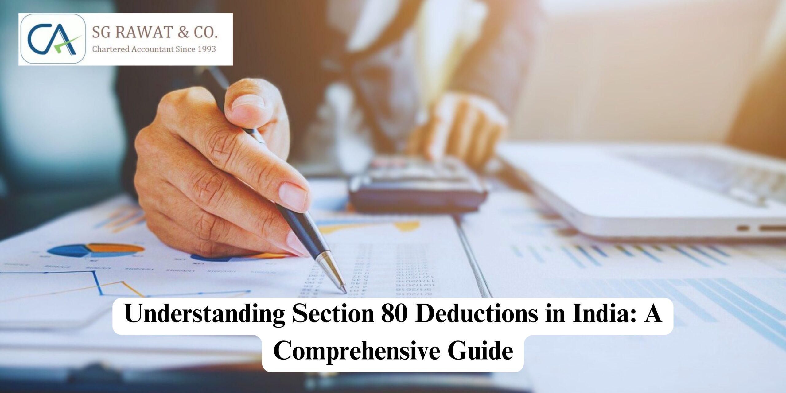 Understanding Section 80 Deductions
